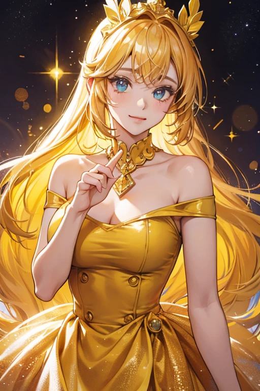 MUSTARD goddess; SPARKLE; GLITTER