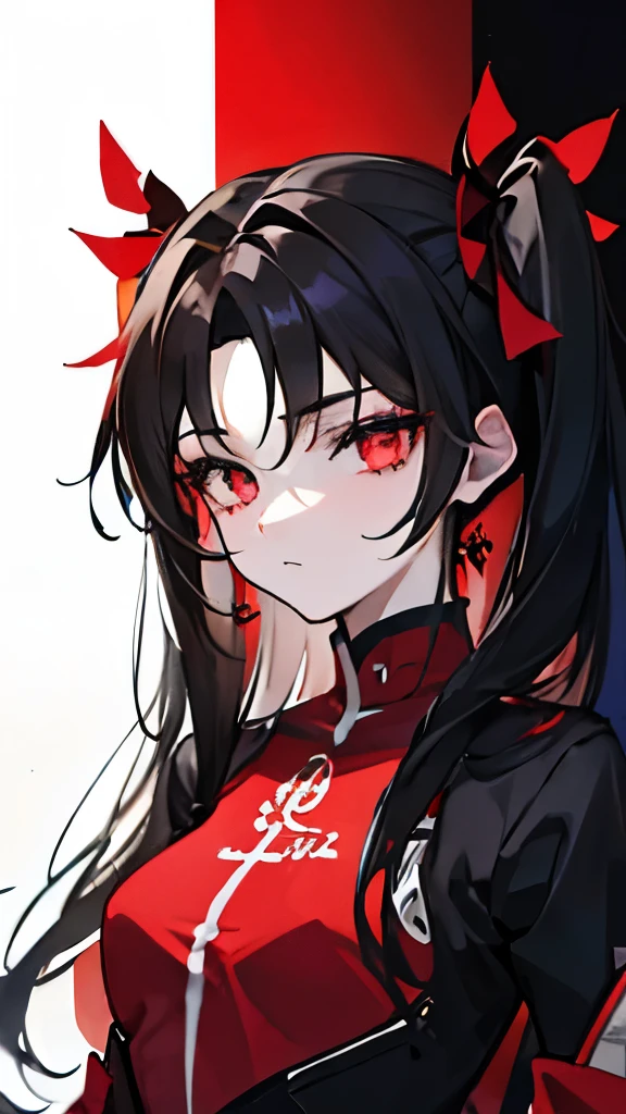 Black hair, carmesin eyes, red EYEs, sports, futebol, 16 Yo, hair tohsaka. sport, futebol