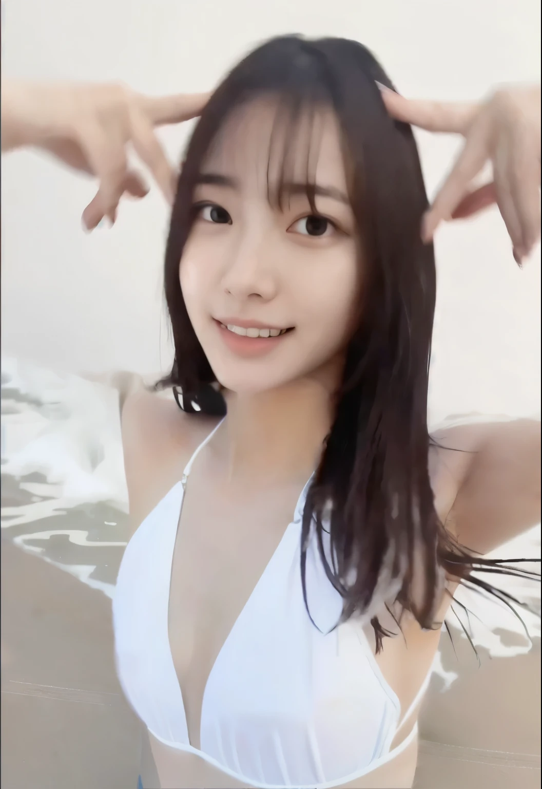 White swimsuit