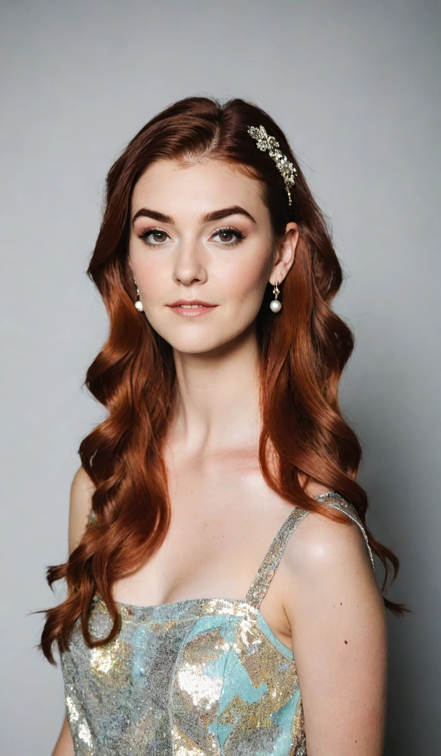 Mandy Lee from the pop group MisterWives,(face type like Mandy Lee https://www.imdb.com/name/nm2829723/:1.1) :