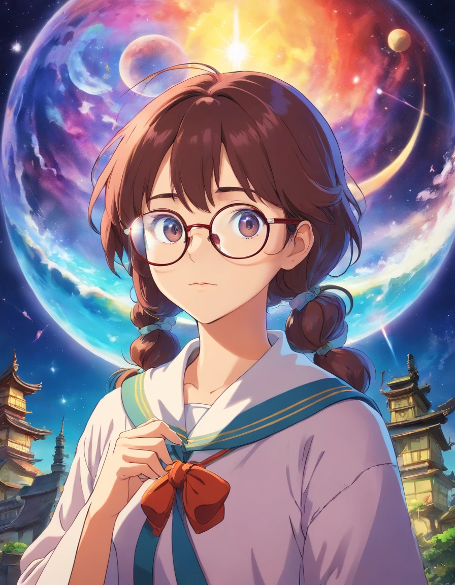 Planet Summoning　woman　Glasses