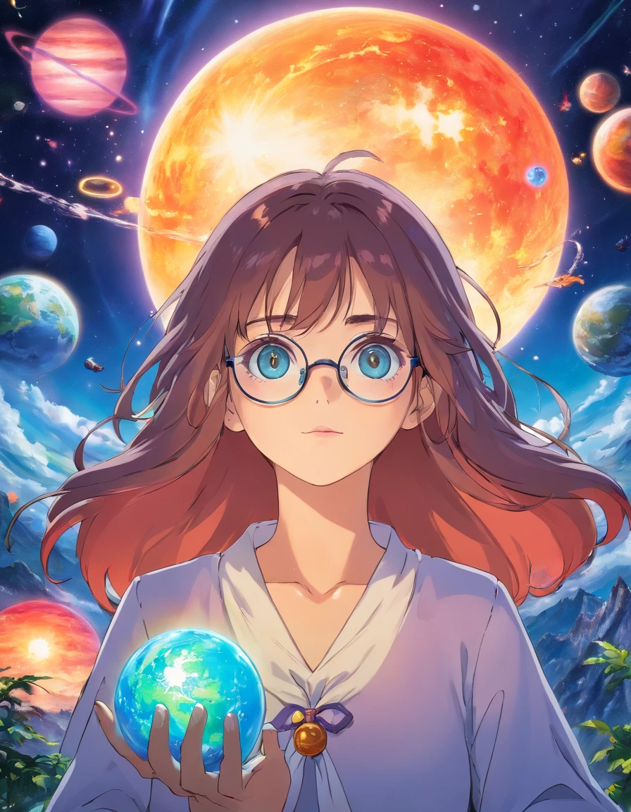 Planet Summoning woman Glasses