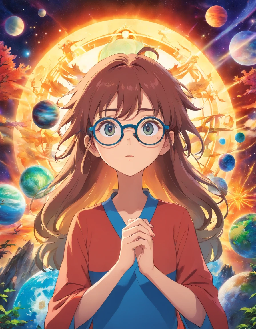 Planet Summoning　woman　Glasses