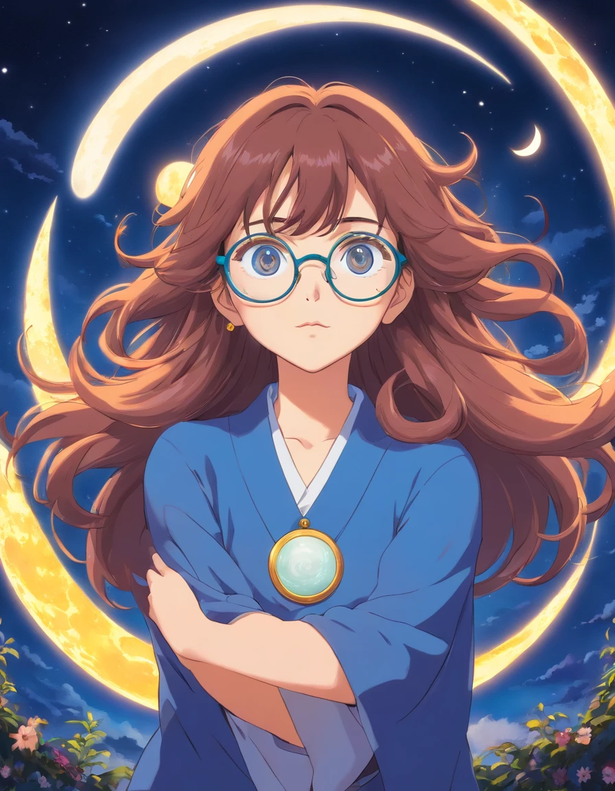 Moon Summons woman Glasses