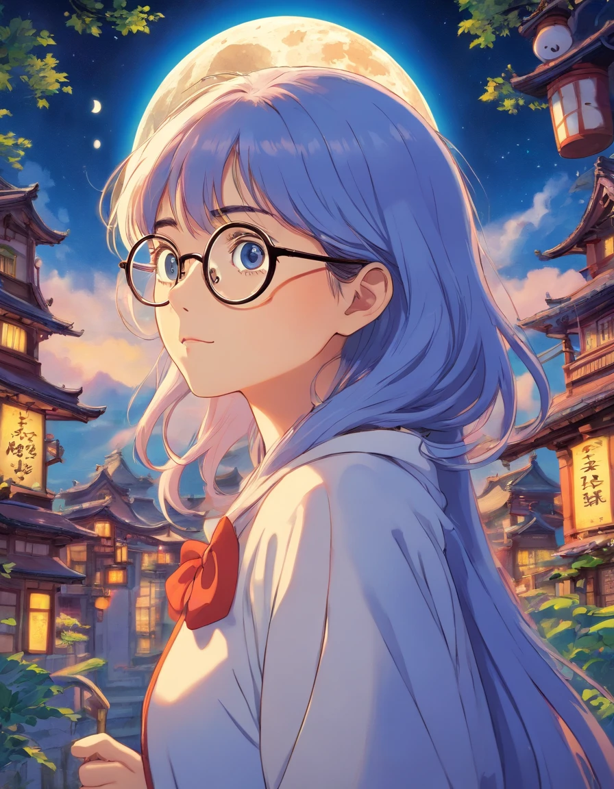 Moon Summons　woman　Glasses