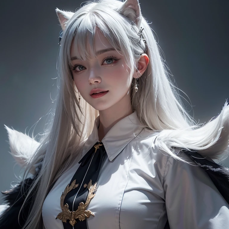 a close up of a woman with white hair and a white mask, beautiful character painting, guweiz, artwork in the style of guweiz, white haired deity, by Yang J, epic exquisite character art, stunning character art, by Fan Qi, by Wuzhun Shifan, guweiz on pixiv artstation --auto --s2