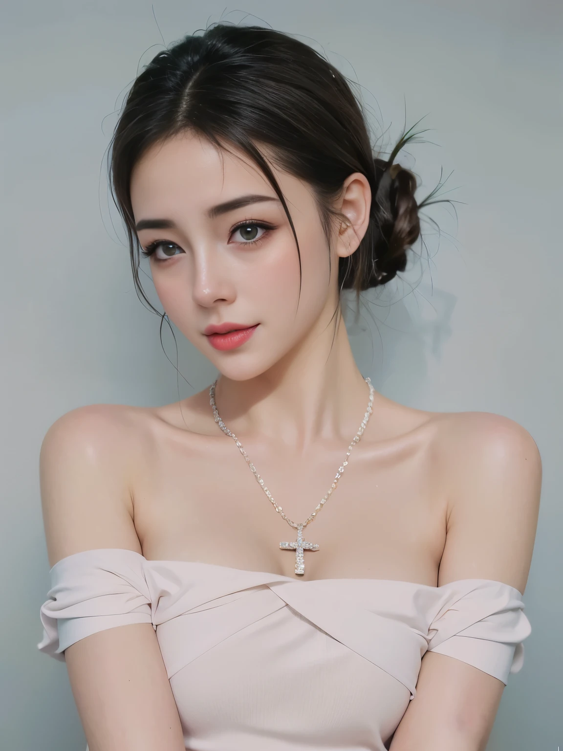 ((Best quality, 8k, Masterpiece :1.3)), Sharp focus :1.2, A pretty girl 24 years old with perfect figure :1.4, Slender abs :1.3, Raw photography、超A high resolution, full body, Best Quality, Ultra High Definition, (Photorealistic:1.4), Detailed Photo, Smiling, Sexy, Facing Camera, Close-up (Masterpiece: 1.3), (8K, Photorealistic, Best Quality: 1.4), (1girl), Beautiful Face, (Realistic Face),Beautiful Hairstyle, Realistic eyes, beautiful detail eyes, (realistic skin), beautiful skin, (sweater), absurd, attractive, ultra high resolution, ultra realistic, high definition, golden ratio,Good hands、10、high-reaster-piece、highest quality、head:1.3、((Hasselblad photo))、Fine Skin、crisp focus、(Light like a movie)、gentle lighting、Dynamic Ungle、[:(detailed face:1.2):0.2]、
Negative Pro, smiling, ((detailed face )),(detailed body ) , (((The massage central))), (((room master))), Highly detailed face and skin texture, Detailed eyes, Double eyelid,big breasts,masterpiece,super fine eyes,super fine hand,Wearing jewelryrealistic, face zoom, perfect makeup