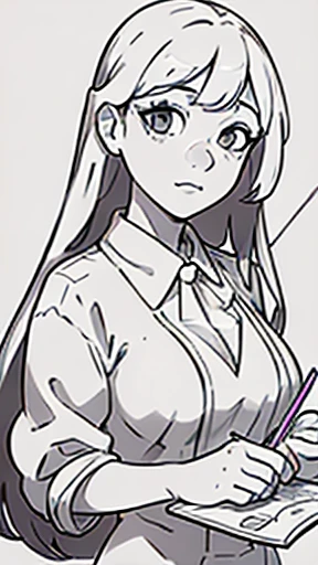  (Coloring book, masterpiece, Realistic:1.3), (Very complicated:1.2), ( Monochrome, Line art:1.2) (From wlop:1.3)