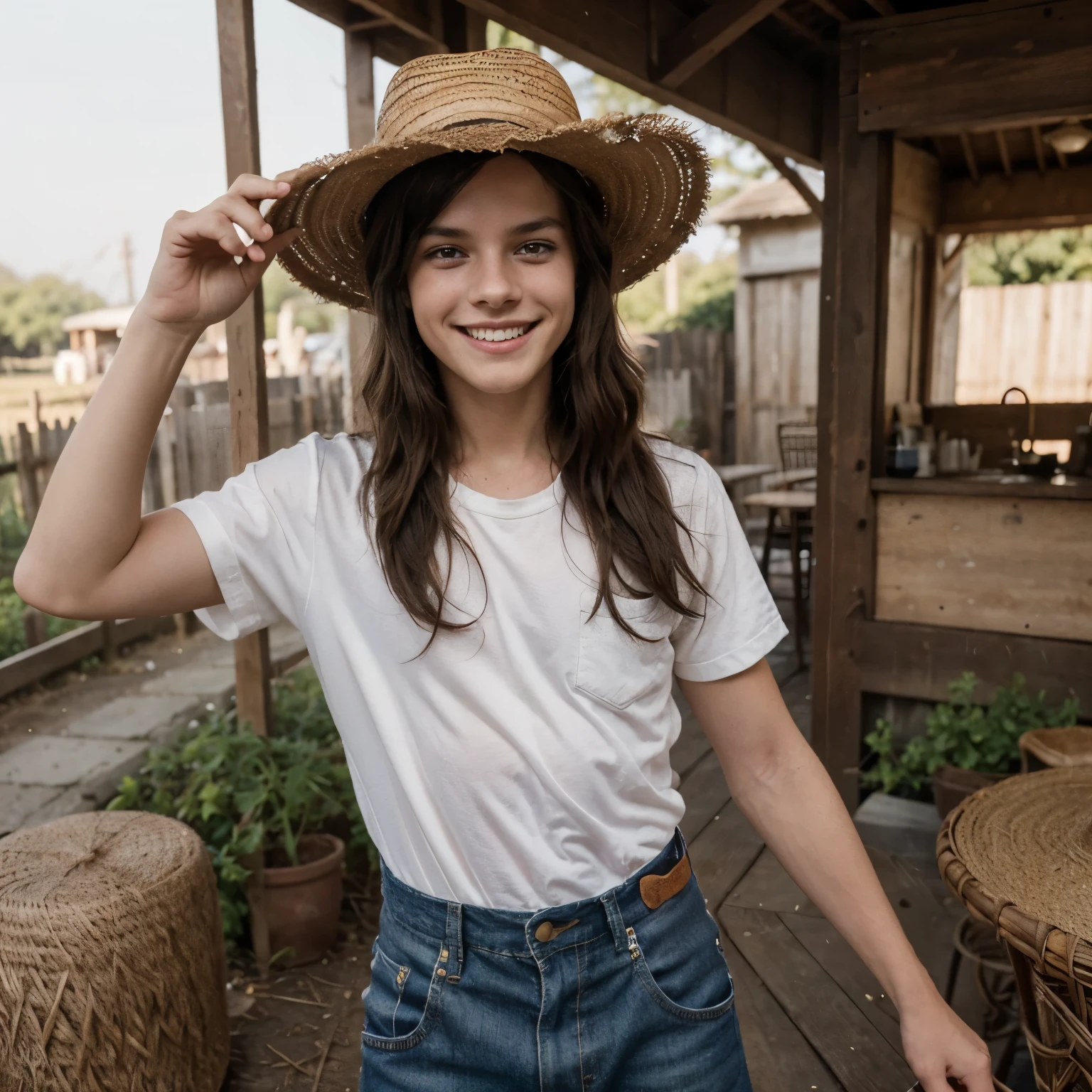Tom Sawyer is a robust boy with lively eyes and dark hair. He always wears a wide-brimmed hat and usually dresses scruffily but stylishly. He has a mischievous smile and a mischievous attitude that makes him stand out from the other children.
Styled in 1950s super panavision 70 film stock, beautiful cinematography