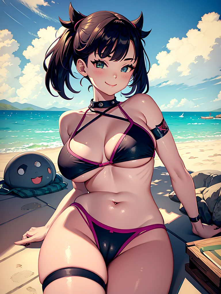 ,whole body,Big Tits,smile,Sexy pose,punk,Swimwear