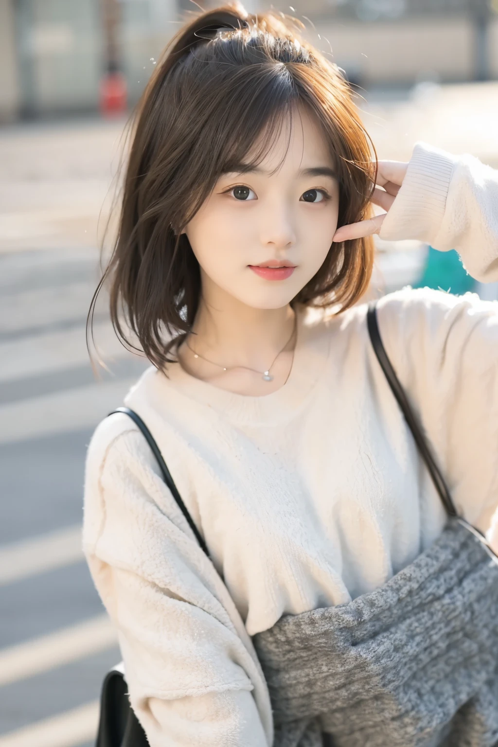 incredibly absurd, beautiful and cute 20-year-old Korean girl with a photorealistic face, showcasing top-quality craftsmanship. Her slender frame is adorned with short, messy hair. The artwork is high-resolution, allowing for ultra-detailed features to be captured flawlessly. The girl is depicted naked with white fluids all over her. The focus lies on the realistic pupils, showcasing depth and emotion.