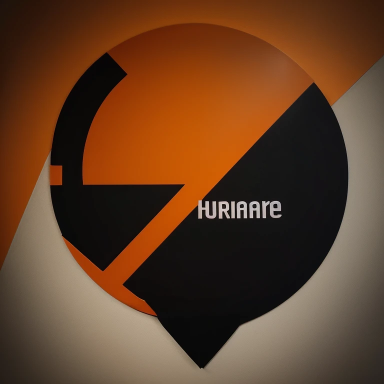 create me a logo with the name Hazard repention union main colors orange and black 