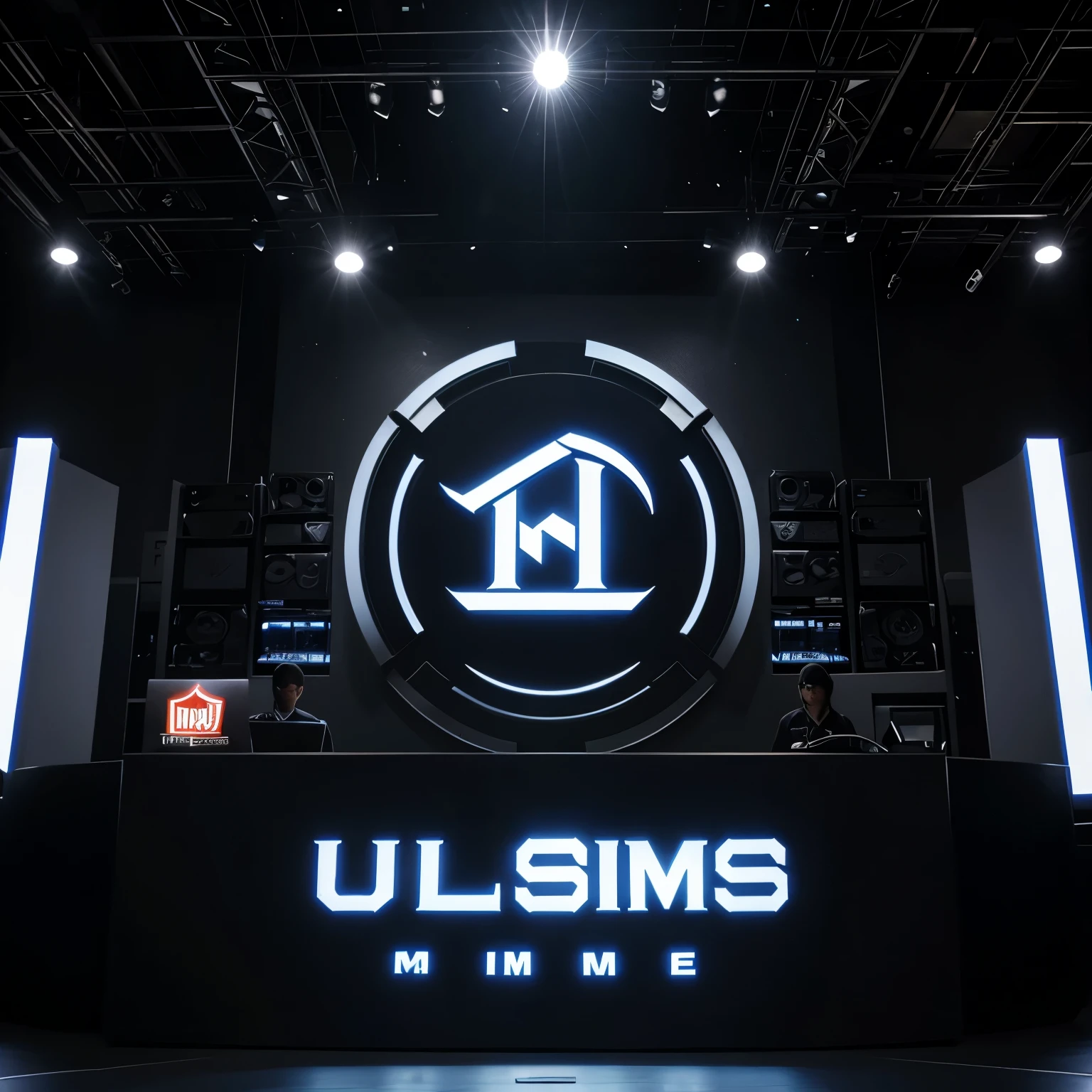 Logo de um time E-Sports com o nome Alpha Wars