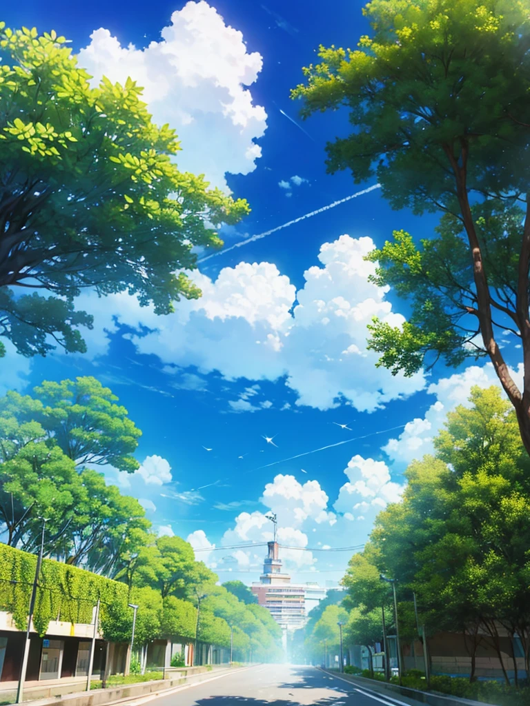 Ceu. Nuvens, realista, ceu com nuvens, sol, dia iluminado
