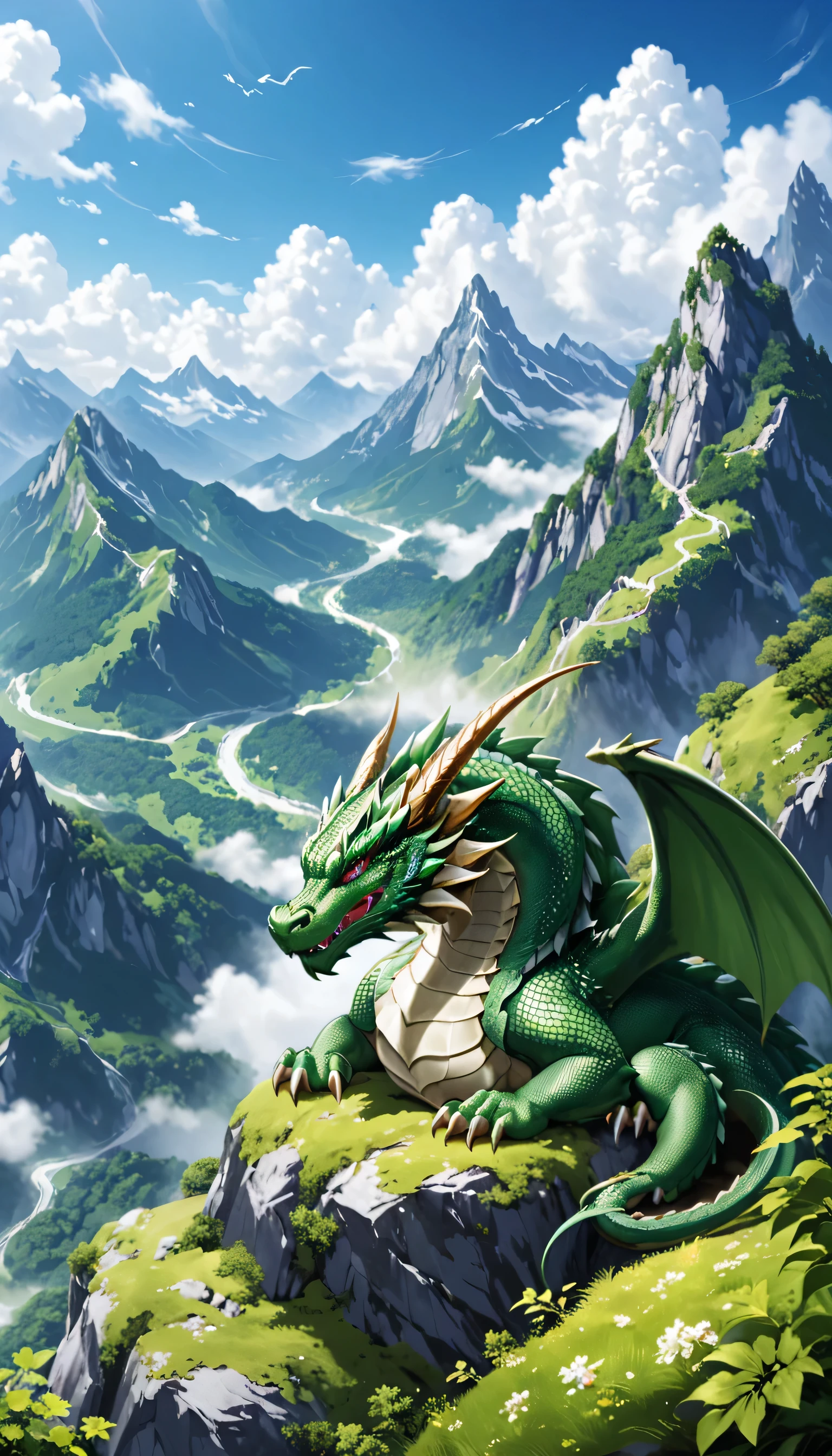 Dragon Sleeping in the Mountain