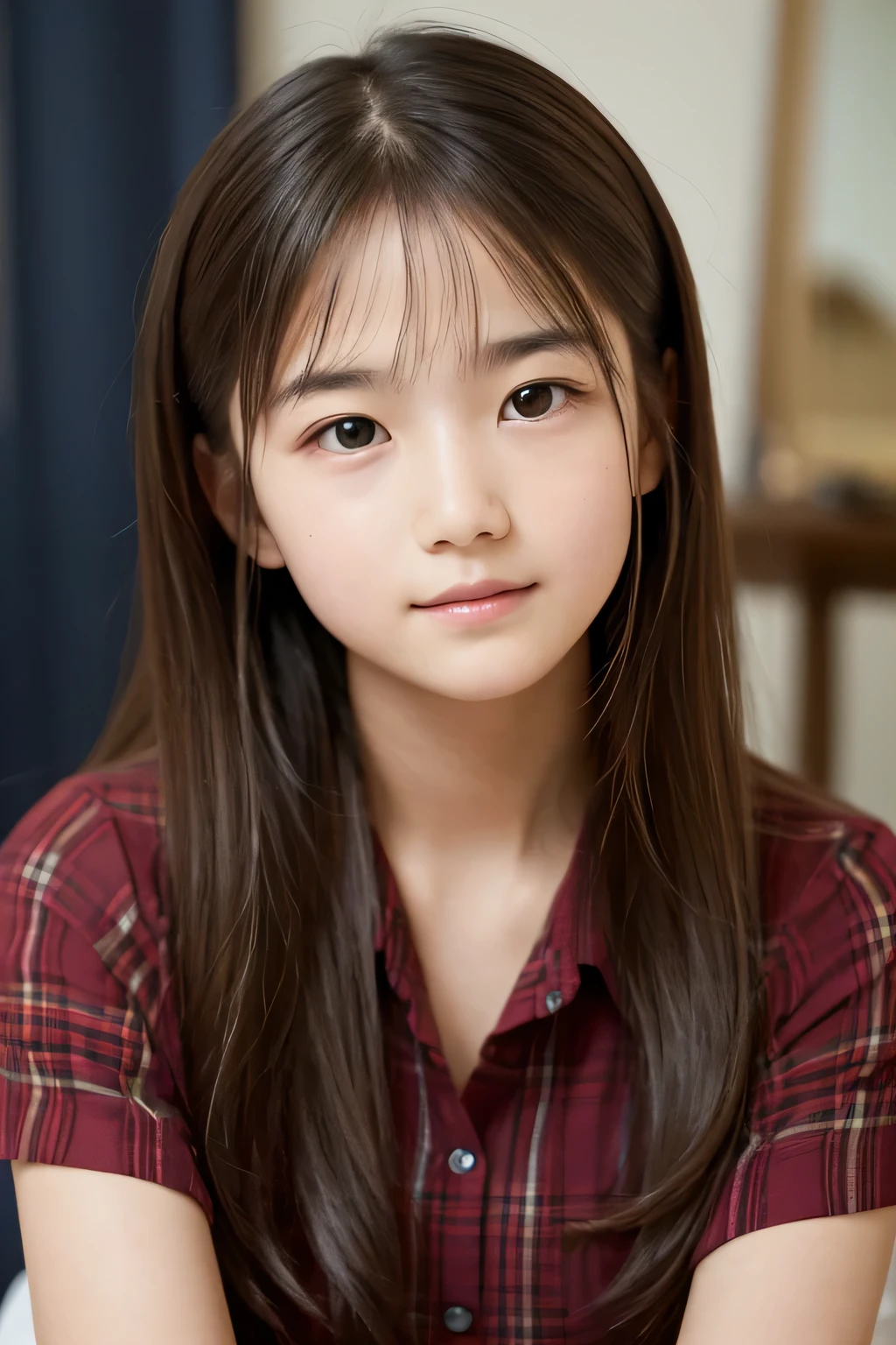 ((highest quality)), ((Photo quality)), (detailed), Perfect Face,10 years old,Sitting,