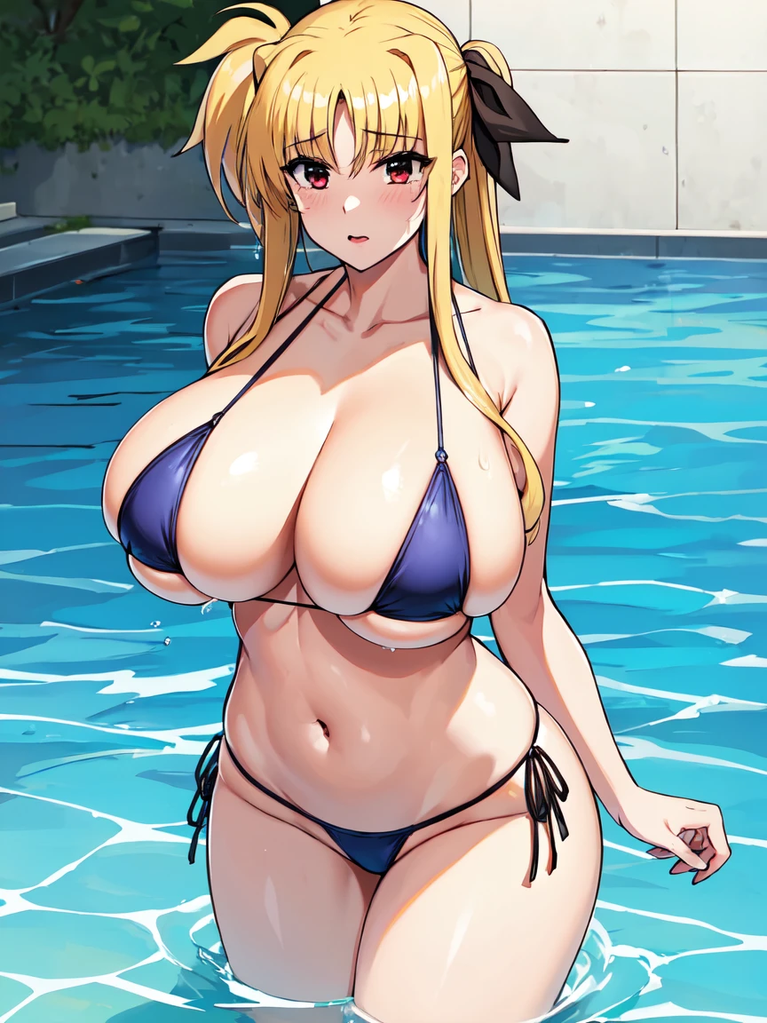 masterpiece,top-quality,fate testarossa harlaown,heroine of magical girl lyrical Nanoha,1girl,solo,blond hair,long hair,straight hair,outside splash hair,red eyes,beauty,very huge breasts,narrow waist,bust size is 120cm over,crying,sexy,soaked,seductive anime girl, oppai, biomechanical oppai,oppai proportions,Both hands are tied behind their backs and restrained,show oppai,put both hands behind her back,too much exposure swimsuit,micro bikini,swimsuit only,too much exposure swimsuit,micro bikini,swimsuit only,bust size is 120cm over,bust size is 120cm over,too much exposure swimsuit,micro bikini,swimsuit only,Both hands are tied behind their backs and restrained,show oppai,put both hands behind her back,show oppai,put both hands behind her backvery huge breasts,very huge breasts,bust size is 120cm over,too much exposure swimsuit,micro bikini,swimsuit only,Both hands are tied behind their backs and restrained,show oppai,very huge breasts,bust size is 120cm over,too much exposure swimsuit,micro bikini,swimsuit only,Both hands are tied behind their backs and restrained,show oppai,very huge breasts,where water collects,let your hair down,let your hair down,let your hair down,very huge breasts,bust size is 120cm over,too much exposure swimsuit,micro bikini,swimsuit only,Both hands are tied behind their backs and restrained,show oppai,very huge breasts,bust size is 120cm over,too much exposure swimsuit,micro bikini,swimsuit only,Both hands are tied behind their backs and restrained,show oppai,very huge breasts,bust size is 120cm over,too much exposure swimsuit,micro bikini,swimsuit only,Both hands are tied behind their backs and restrained,show oppai,No ribbon,No ribbon,No ribbon,No ribbon,No ribbon,No ribbon,No ribbon,No ribbon,No ribbon,don't tie her hair,don't tie her hair,don't tie her hair,don't tie her hair