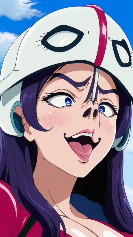 (High quality, Ultra detailed, best quality, insanely detailed, beautiful, masterpiece:1.5),(Facial realism:1.2),(((jap, 65-year-old)), old_Actress:1.5),(Mature woman with a wicked and obscene expression:1.5),A tentacle man holding four breasts behind his back tentacle girl, Slime, goddess, Royal Sister, Eating parasites, Slime, nausea, Blushing and embarrassed, Big Breasts, During pregnancy, Tall giants, Giant woman standing near a skyscraper in the city, Giant giant, Female Monster, eggplant, Transparent pink latex combat suit, Great pressure, Terrifying beauty,Erect nipples visible even through clothing,Face Focus:1.2,View from the front,View your audience,(Evil Obscene Sentai Monster Helmet:1.5),((超超巨大Big Breasts)),((Super super super big cleavage)),Source Milk,(close up face:1.2),(Nose hook:1.2),超Swollen lips, Super thick lips, Kissing Face,, Glowing Skin,masterpiece, highest quality, naughty smile,(vapor:1.2), (Happy:1.4),(Ahegao:1.6),(Roll your eyes,1.6),(blowing foam through the mouth:1.2),(Attractive mature woman,Super strong super huge huge vulgar face:1.2),(Ahegao:1.8),(Roll your eyes:1.6),(Huge very angry face:1.6),(put on a mean look:1.8),(put on a mean look:1.8),masterpiece, highest quality,Super evil smile, blush, I breathe,Glowing Skin,highest quality, 8K, 32k, masterpiece, Detailed face, Lips Detail, Fine grain, double eyelid,Pink thick lips,Swollen lips,(Widening pig nostrils),(Super super super enlarged nostrils:1.5),Iris,View from the front,(Cyborg Mecha Hero Suit:1.5),(face focus,close up face),(Accurate number of big noses,Accurate large nostrils,I can see the back of his nostrils:1.5),(Look up,Fisheye,Looking from above,Looking down on someone,Saucy),Big erect nipples visible even through clothes,(Looking up at the sky:1.5,Look up:1.5,seeing viewing:1.5),face focus,