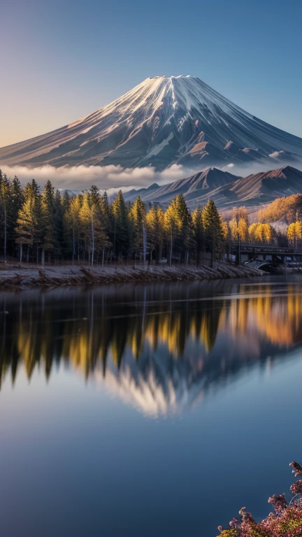 highest quality、、masterpiece:1.8、、、、、、、A spectacular view that will bring you good fortune just by looking at it、A sight that brings peace to the world just by looking at it、A view that will make you healthier and live longer just by looking at it、The summit of Mount Fuji、