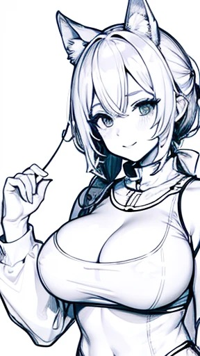 (Thick line drawing)、Upper Body、