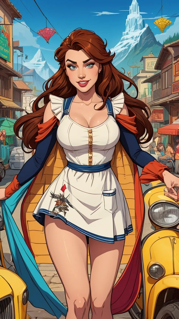 Personagem Yvonne Strahovski omagem de desenho animado de uma mulher .Ilustra??o estilo desenho animado, estilo de arte dos desenhos animados, estilo de arte dos desenhos animados, digital illustration style, design de personagens altamente detalhado, arte digital detalhada fofa, City fan art, Design de personagens de retrato, beautiful digital illustration, retrato de alta qualidade, Arte em quadrinhos, mulher jovem. expression of sexual desire background Woman character atompunk style Fallout 4 Queen Anna of Arendelle with scars of war Cartoon image of a woman .Ilustra??o estilo desenho animado, estilo de arte dos desenhos animados, estilo de arte dos desenhos animados, digital illustration style, estilo atompunk design de personagens altamente detalhado, arte digital detalhada coragem, Forest fan art, Design de personagens de retrato, beautiful digital illustration, retrato de alta qualidade, Arte em quadrinhos, mulher jovem cabelo com transas lindas . Queen Anna of ArendelleBeautiful lined eyes Medium large bust and wonderful sexy clothes. image expression of sexual desire from waist to head illustration Queen Anne of Arendelle atompunk style Fallout 4essential_9, sessencial_8_acima, sessencial_7_acima, sessencial_6_acima, AliceWaifu in a magical murshroom world, magic particles, inclinando-se para frente, Bonitinho pose, medium breasts, cintura estreita, quadris largos, coxas grossas, cinematic, cara de safada, sorriso, olhos azuis, Vestido azul, White pantyhose, apron, faixa de cabelo preta, loiro, estilo disney, olhando para o espectador, realista, Bonitinho, segurando um bolo,
paisagem detalhada, tiro de vaqueiro,