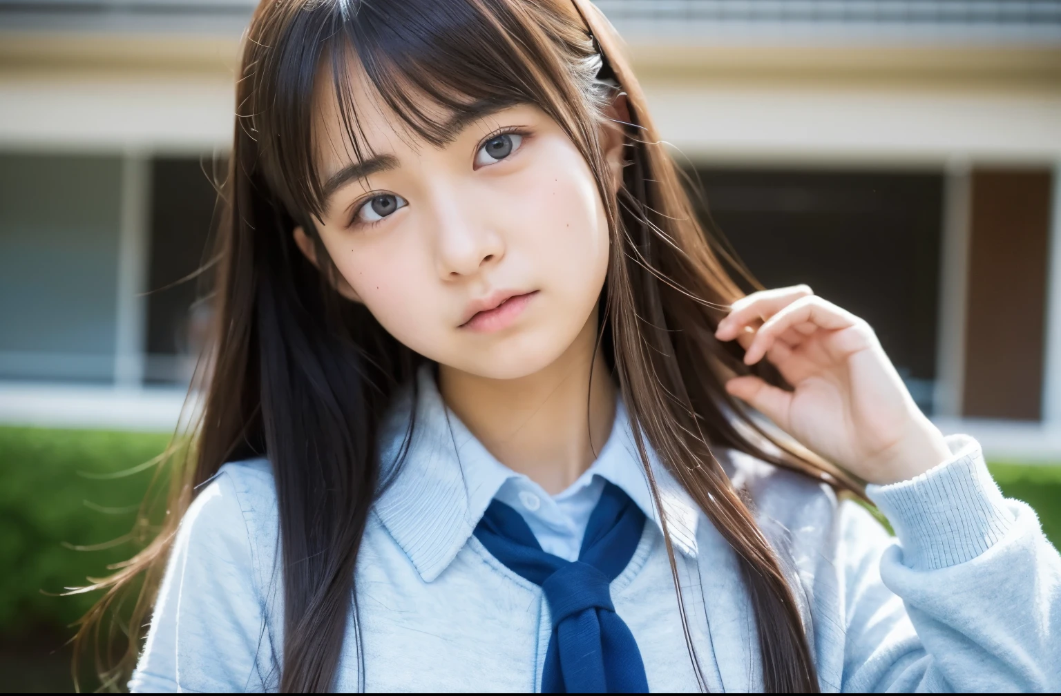 Japanese、High school girls、Beautiful detailed girl、Embarrassed face、