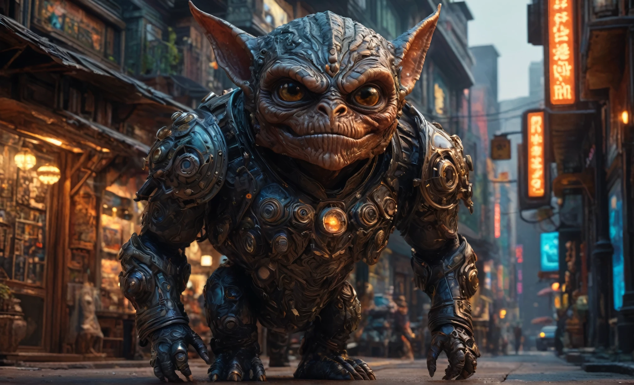 full-body-shot,niobium Manganite (The Alien Entity:troll:0.5), , wants eat,survival in criminal city of future,Cinematic,soft colors, Technicolor,natural skin textures, hyper realism, hyper detailed,Extremely detailed,High contrast,Masterpiece,Realistic,Ultra Detailed, intricate details,realistic humid leather,extremely intricate,Epic Realistic, cinematic style,irina yermolova,high contrast,HDR,extremely detailed, [deep night landscape],masterpiece,hyper realism, hyper detailed,Extremely detailed,High contrast,Masterpiece,Realistic,Ultra Detailed, intricate details,realistic humid leather,extremly intricate,Epic Realistic, cinematic style,irina yermolova,high contrast,hdr,extremely detailed,masterpiece, intricate details, eyes extremely detailed, high detailed eyes,8k resolution,retina, Nikon Z9, vivid light, fantasy, Abstract, Surrealism, super detailed, high resolution, stop:35;