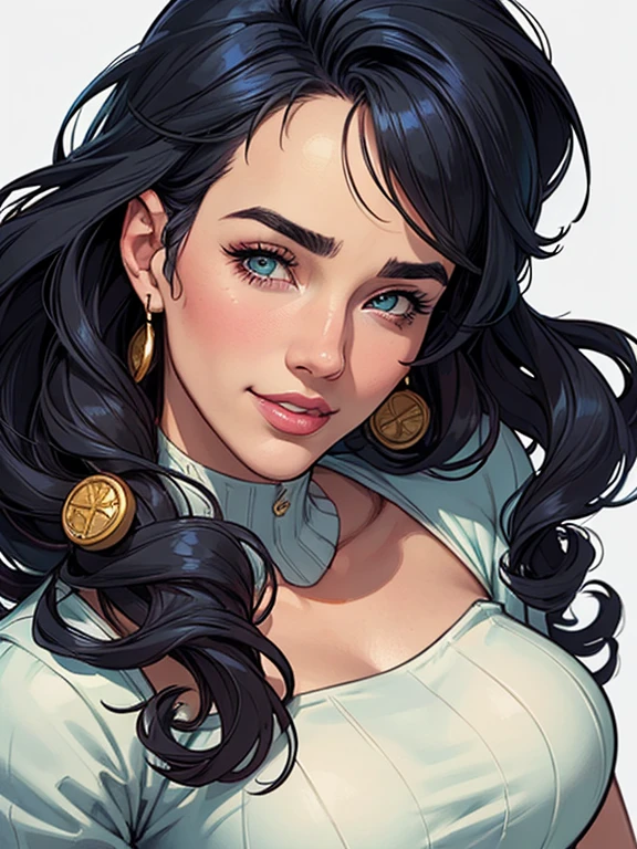 Cartoon style Digital illustration style GTA digital style, estilo atompunk design de personagens altamente detalhado, arte digital detalhada coragem, Forest fan art, Design de personagens de retrato, beautiful digital illustration, retrato de alta qualidade, Arte em quadrinhos, mulher jovem cabelo com transas lindas . Queen Anna of ArendelleBeautiful lined eyes Medium large bust and wonderful sexy clothes. image expression of sexual desire from waist to head illustration Queen Anne of Arendelle atompunk style Fallout 4 style pose playboy magazine with beautiful breasts without clothes wonderful breasts Character Christina Ricci black hair style Morticia AddamsCartoon image of a woman .cartoon style illustration, estilo de arte dos desenhos animados, estilo de arte a close up of a cartoon of a woman in a costume, adam hughes, snow white as a d & d fighter, snow white, comic pinup style, inspired by Bruce Timm, by Bruce Timm, zenescope, portrait of snow white, comic books style, 90s comic book character design, otto schmidt, comics style art, comic artwork