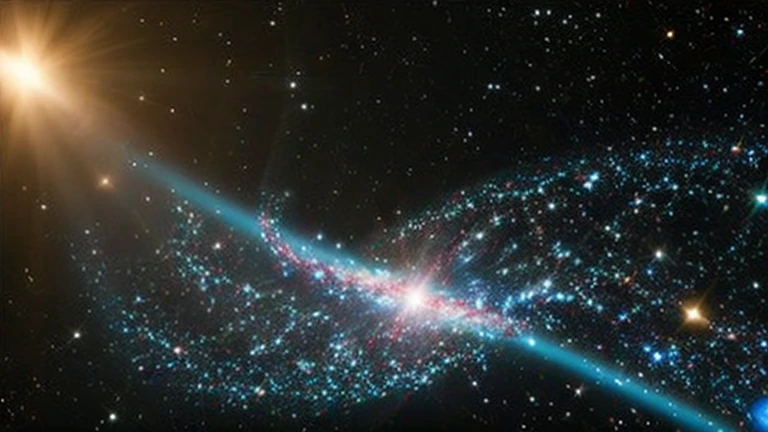 Please send us an image of a shining universe that represents the entire universe.