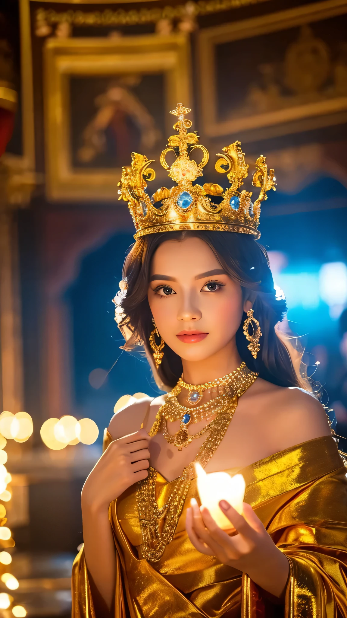 goddess　gold　gorgeous　crown