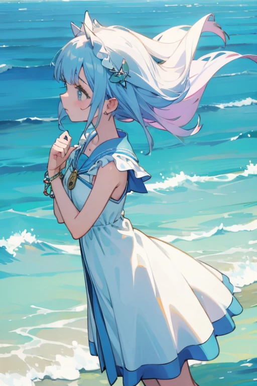 Sea dress magical girl