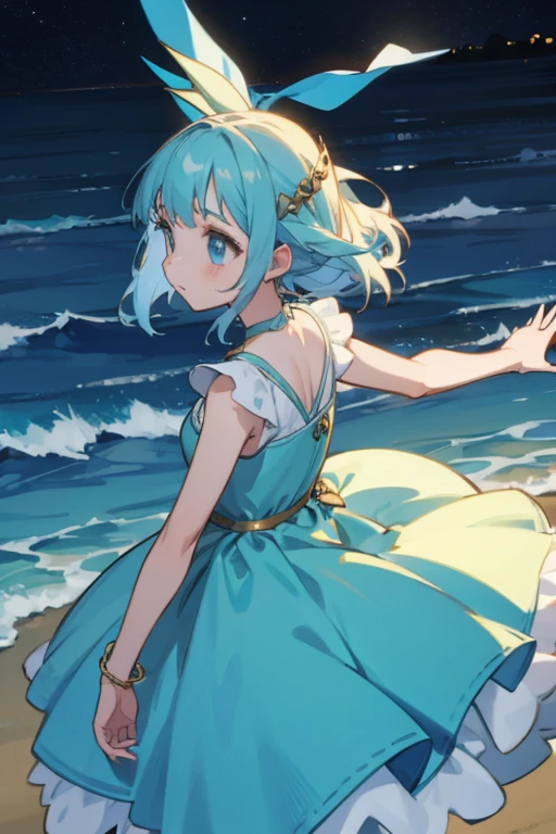 Sea dress magical girl