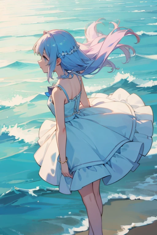 Sea dress magical girl