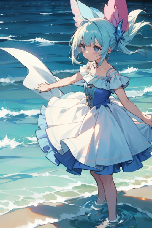 Sea dress magical girl