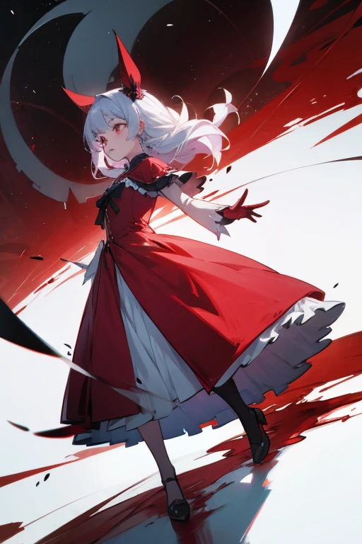 Blood dress magical girl