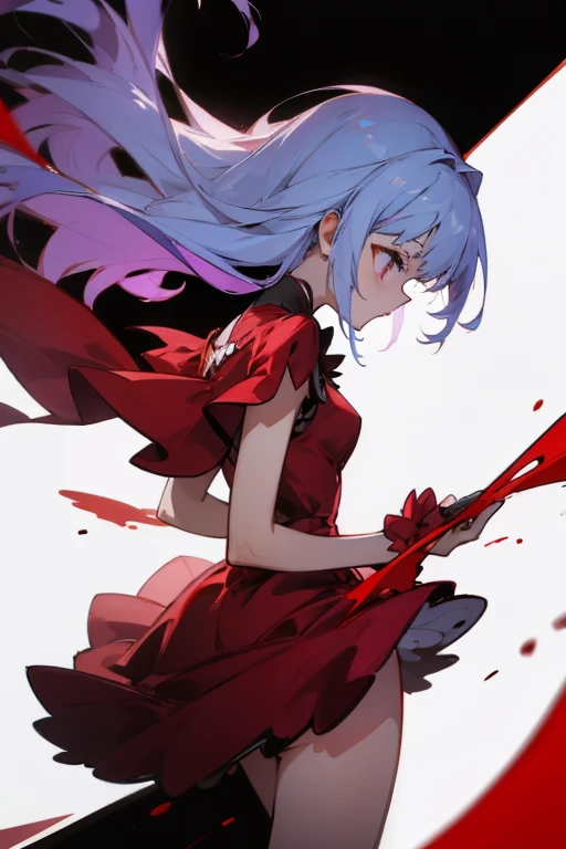 Blood dress magical girl