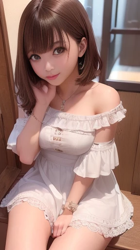[(highest quality, masterpiece, Intricate details:1.3):0.2], 1 girl, To the hospital, Mini dress,(Korean mixed race, K-Pop Idols:1.2), Pale skin, thin, Thigh Gap