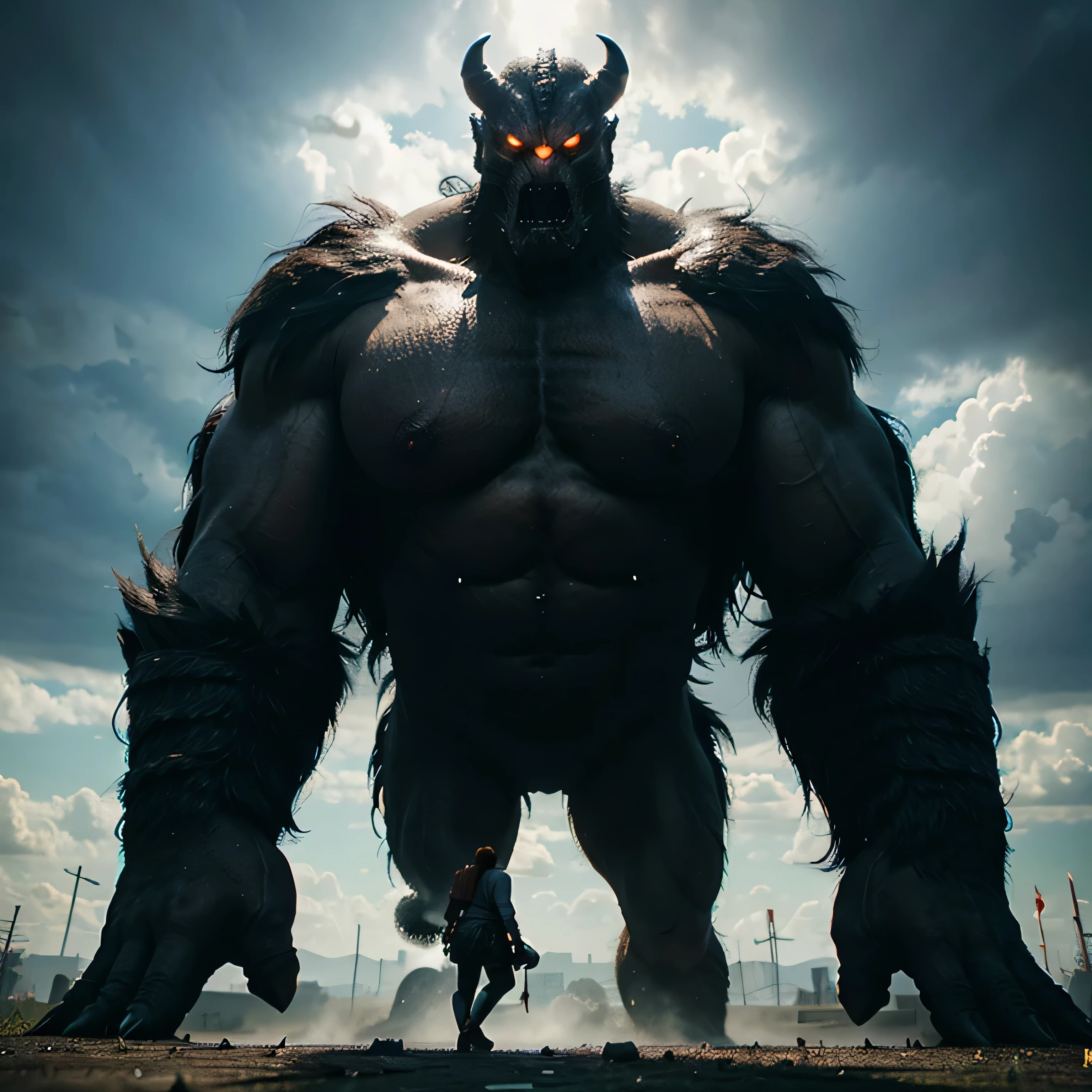 Make a giant monster
