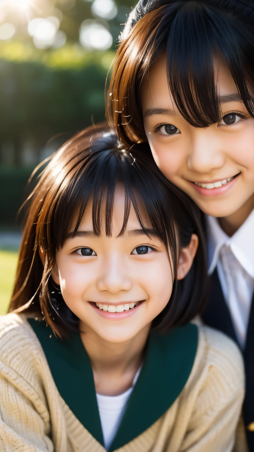 my name is lin、９old girl、Face your friends with a smile。