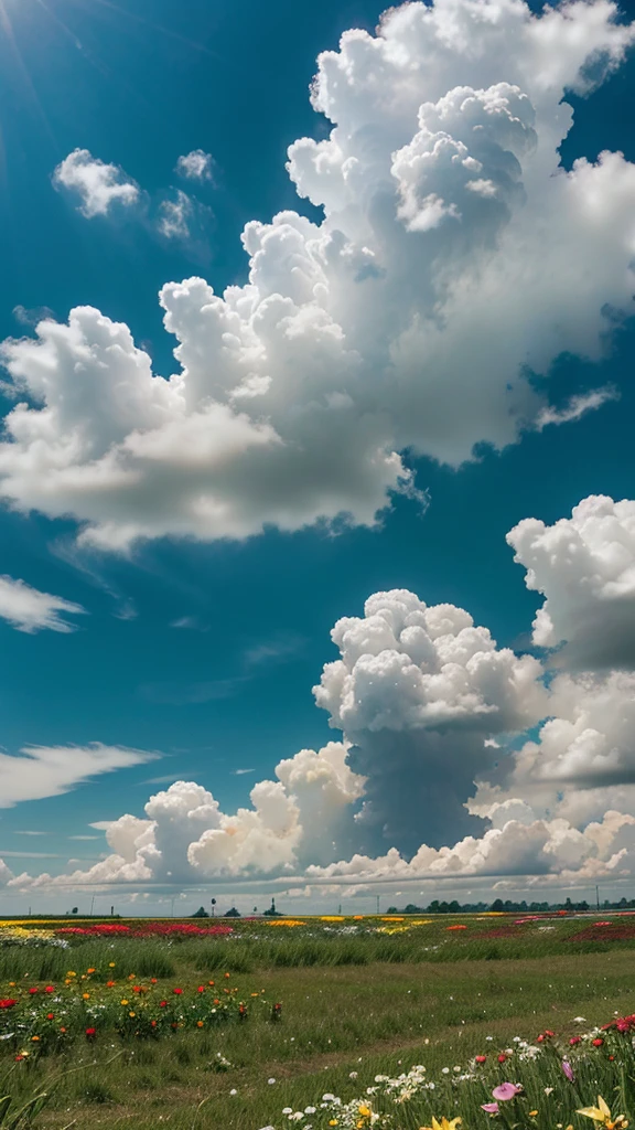 Flowers and cloud best nature 