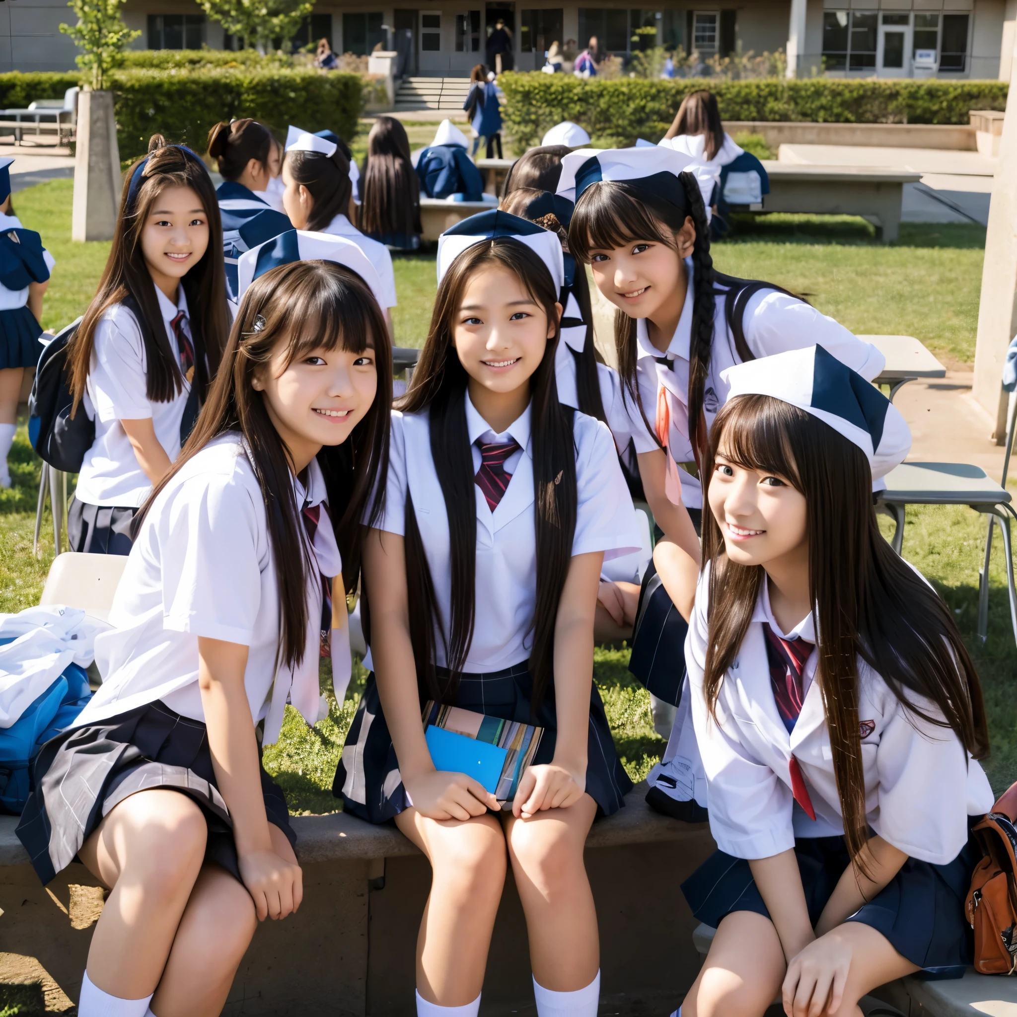 High school girls
