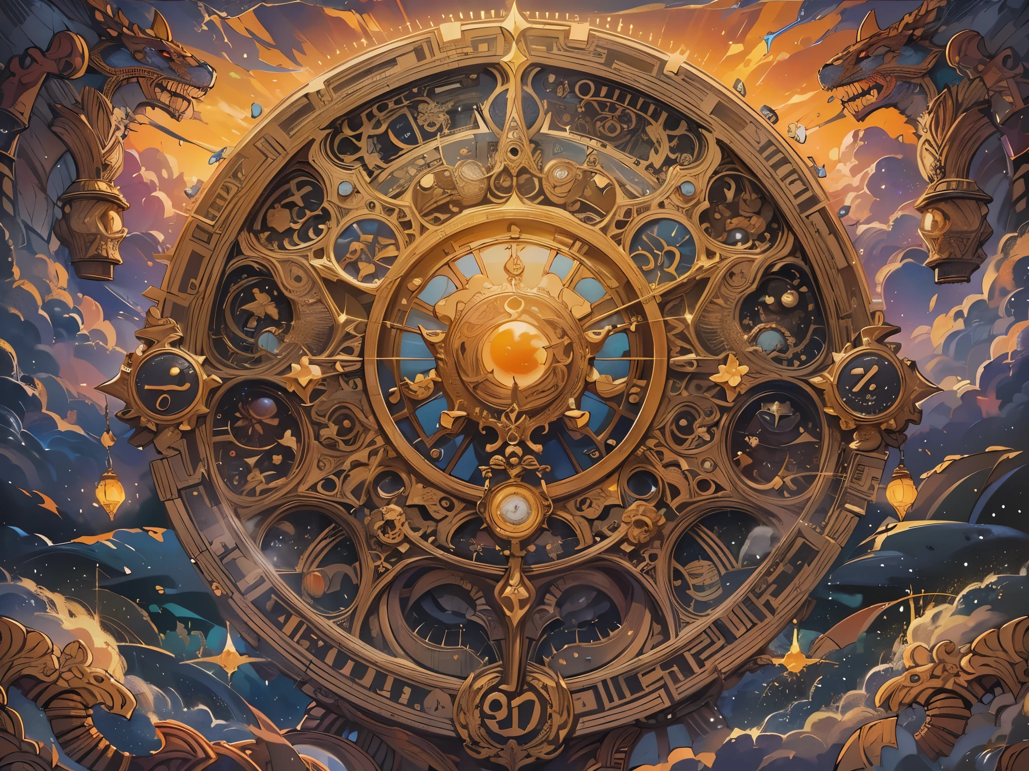 ((highest quality)),(Ultra-high resolution),(Super detailed new),(Detailed Description),((The best CG)),(A masterpiece),Ultra-detailed art,A wonderful new art form,(Fantasy art with intricate detail:1.5), Asahi, Sunset, time, star