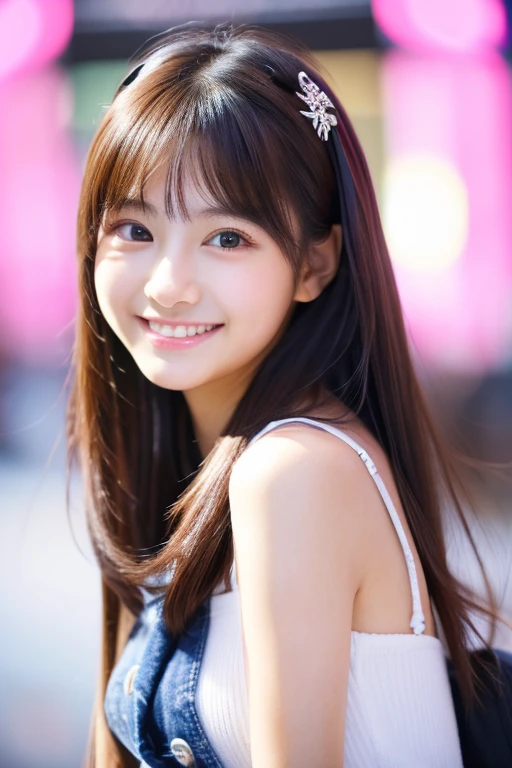 masterpiece、超High resolution、she is so cute and young, Like a cute 18-year-old idol.々Beautiful 18 year old Japanese girl、Gentle and cute、A kind smile　she&#39;Cheerleader、Large bust　Bikini type cheerleading uniform　A design that shows off your cleavage beautifully　Support a soccer match　whole body、RAW Photos、Genuine、High resolution、Life、No copyright notice