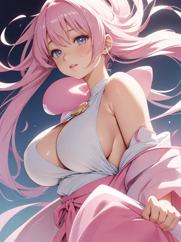 a cute ,pink lips,wearing a bright white shirt,in the style of soft color palette
aurorapunk,an anime illustration of her
face,animated gifs,hand-drawn
animation,charming sketches,smooth and
shiny,hazy romanticism,superflat style,white
background--ar 1:1--niji 5--style expressive --s 50
(Large Breasts:1.5)、(Underboob:1.5)