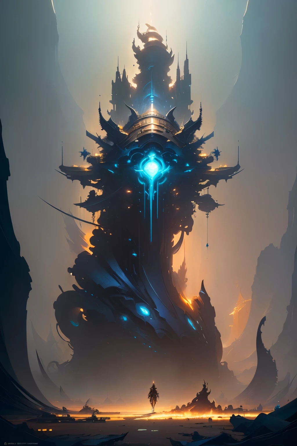 masterpiece, best quality, (extremely detailed CG unity 8k wallpaper), (best quality), (best illustration), (best shadow), absurdres, realistic lighting, (Abyss), beautiful detailed glow, art by PeterMohrBacher,