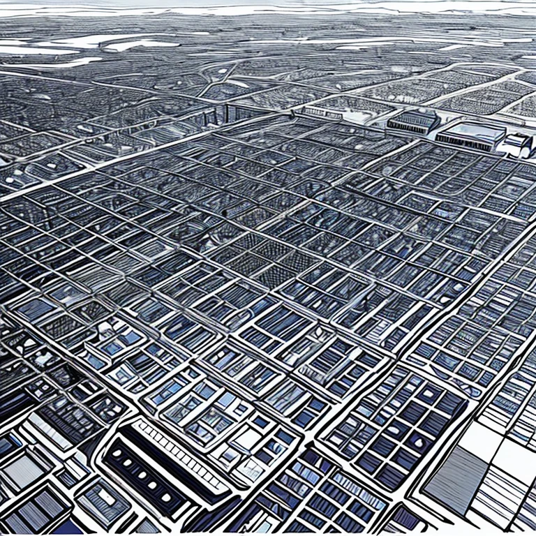 Structuring a construction project pour une ville nomée Elche. Demande de croquis de cette ville pouvant acceuillir 230 625 habitant, avec un hopital, un parc, une mairie, un casino, hotel, a museum, join the cathedral, un poste de police avec sa fourière et 4 parkings eclairée.