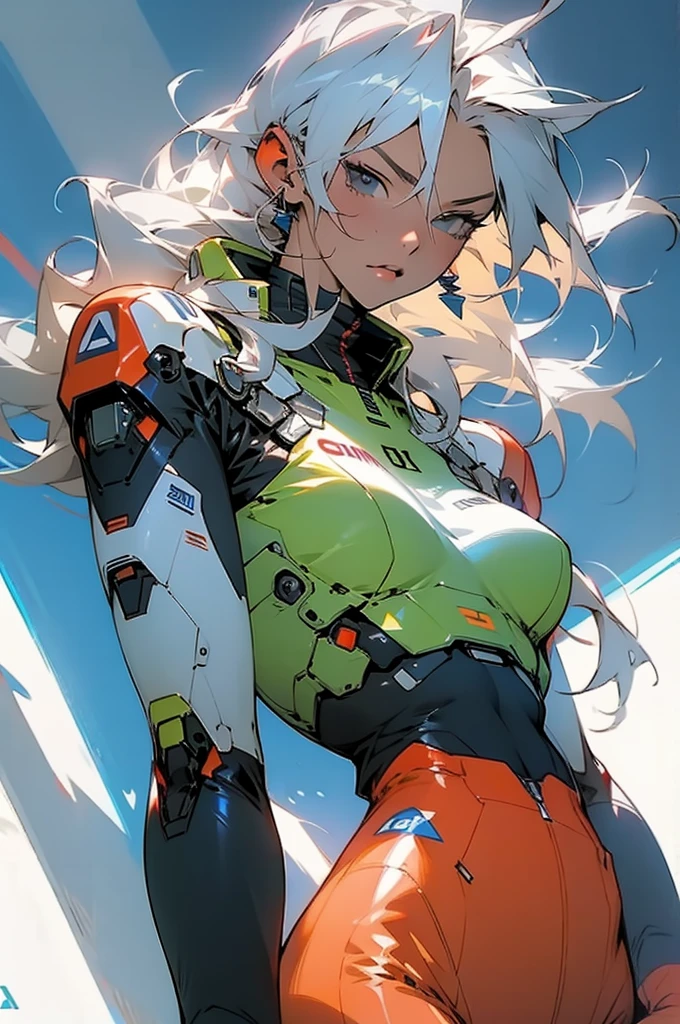 Busty deunan kanute in flight suit