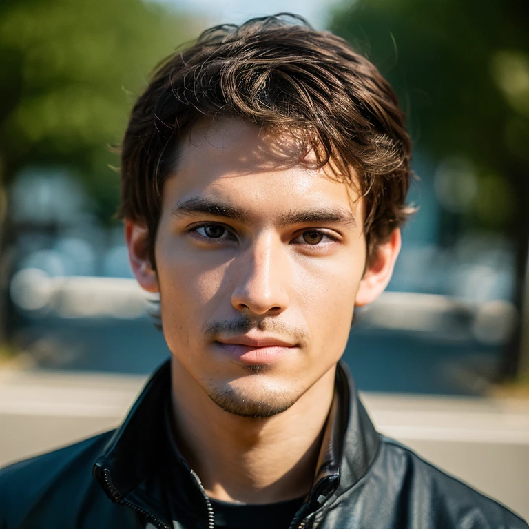 (best quality, masterpiece:1.2), A man, web developer, Portrait, outdoor