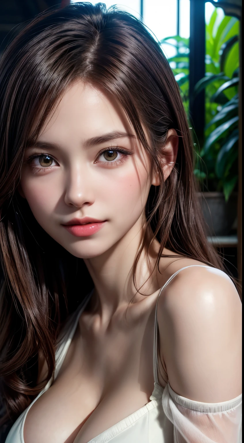 Strong light, Strong contrast, In an open-roofed cave、Sunlight shines through green moss and ferns。, And open( Sea view:1.1) The bottom, Cel-shaded rendering, 4K, 360 degrees, Equirectangular projection, what, 1girl, Woman in her 30s､A beautiful woman､long blonde hair､White latex leotard､White long boots､white arm cover､masterpiece, 最high quality, high quality, High resolution, (((Face close-up)))、(8k), (best quality), (masterpiece:1.2), (realistic), (photorealistic:1.37), ultra-detailed, 1 girl, caucasian, detailed face, (tight jean), (t-shirt), ((beautiful park in daylight background)), (stands straight), ((perfect female body, skin dentation)), mature female, milf, (8k), upper limbs,big breasts, cleavage, pose randomly,8K,very detailed, High resolution,towards the camera ( 1 single woman), 1woman, (Ultra realistic, high res), (highly detailed eyes, highly detailed hair, highly detailed face, highly detailed plump lips), (off shoulder with open breasts), breasts, full body, caute smile, gold hair, (best quality:1.4), Raw photo, (realistic, photo-realistic:1.37), professional photography, cinematic light, (fine face: 1.2),Hyperrealist portrait of female by david hockney and alphonse mucha,fantasy art, photo realistic, dynamic lighting, artstation, poster, volumetric lighting, very detailed faces, 4 k, award winning,, 1girl, low key,cowboy shot,(official clothing:1.4) ,long hair,white hair,((Top Quality, 8000, Masterpiece:1.4)), (20 year old female), ((Very Small Face:1.3)), (Glowing Skin:1.5), (Very Large Cleavage Boobs:1.6), Very Fine Face and Skin Texture, Realistic Eyes, French Female, (Blond Wavy Hair:1. 3), (Tokyo Girls Collection Dresses:1.3), smiling, model figure, body shape, cleavage, tropical beach, long thin legs Translated from DeepL.com (free version), (Masterpiece, best quality, photorealistic, highres, photography, :1.3), sharp focus, 1 brunette girl, European girl, hot model, highly detailed eyes and pupils, realistic skin, slim body shape, perfec