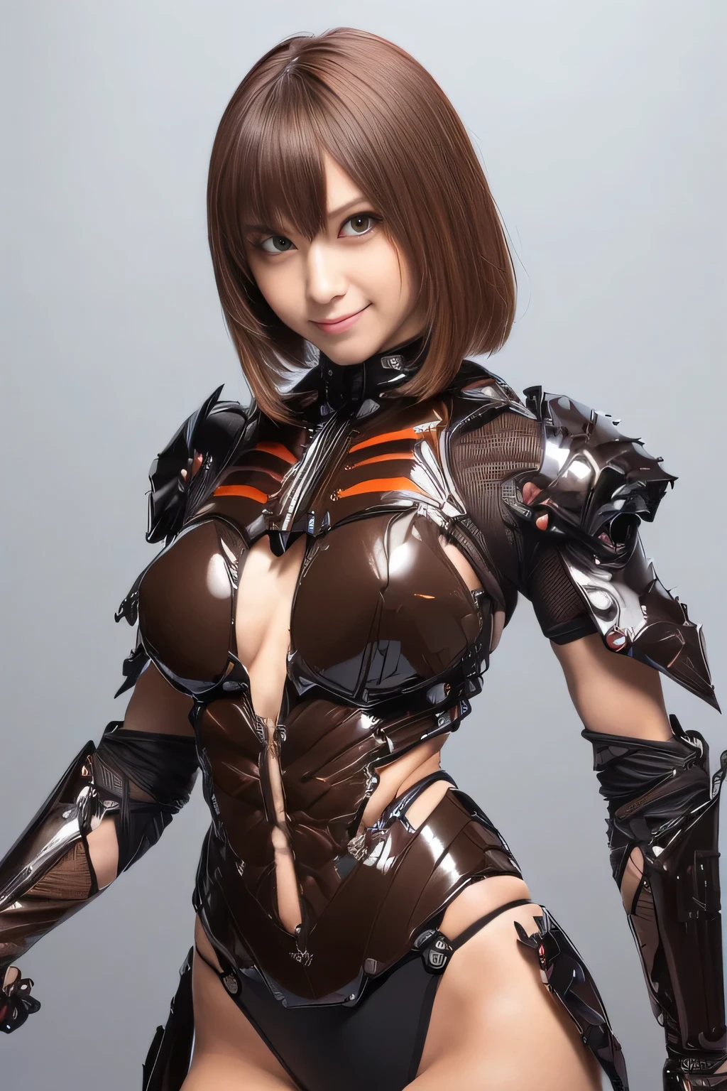 (high resolution,masterpiece,best quality,extremely detailed CG, anime, official art:1.4), realistic, photo, amazing fine details, all intricate, gloss and shiny,awesome many layers, 8k wall paper, 3d, sketch, kawaii, illustration,( solo:1.4), perfect female proportion,villainess, (fusion of dark brown cockroach and lady:1.4), (brown cockroach form lady:1.2), (brown cockroach lady:1.2), (fusion:1.2), (solo:1.4), (evil smile:1.2), muscular, abs, (cockroach brown exoskeleton bio insect suit:1.4), (cockroach brown exoskeleton bio insect armor:1.2), (brown transparency cockroach wing:1.4), (brown cockroach antennae:1.3),